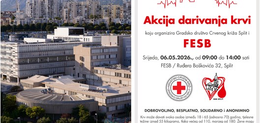 Akcija darivanja krvi na Fakultetu elektrotehnike, strojarstva, brodogradnje 